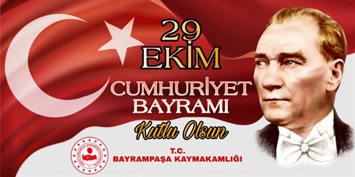 Kaymakam Dr. Soner ŞENEL’ in "29 Ekim Cumhuriyet Bayramı" Kutlama Mesajı
